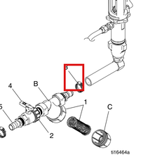 Load image into Gallery viewer, Graco 101368 Clamp, Hose - highlighted in parts diagram