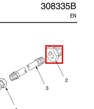 Load image into Gallery viewer, Graco 101496 Bushing, Pipe - highlighted in parts diagram