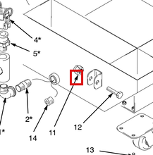 Load image into Gallery viewer, Graco 101580 Nut, Lock - highlighted in parts diagram