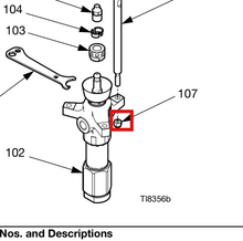 Load image into Gallery viewer, Graco 101712 Nut Lock - highlighted in parts diagram