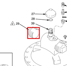 Load image into Gallery viewer, Graco 102042 Plug, Pipe - highlighted in parts diagram