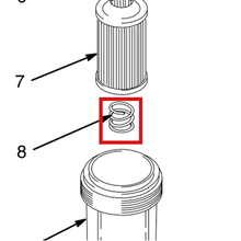 Load image into Gallery viewer, Graco 102859 SPRING, ELEMENT - item 8 highlighted in the Graco 307282EN-G parts diagram