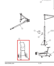 Load image into Gallery viewer, Binks 103-1905 CART ASSEMBLY -- Ref 23, Century Ext Mix Gel Coat Manual 77-2941 [ English ]