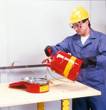 Load image into Gallery viewer, Justrite 10370 CAN, BENCH W/BSKT, 1G, RED