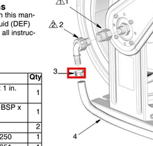 Load image into Gallery viewer, Graco 103927 Clamp, Hose - highlighted in parts diagram