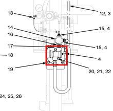 Load image into Gallery viewer, Graco 104632 VALVE, PILOTED - highlighted in parts diagram
