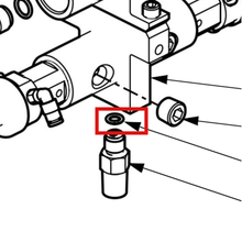 Load image into Gallery viewer, Graco 104893 PACKING, O-RING - item 14 highlighted in the Graco 312783EN parts diagram