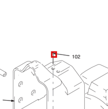 Load image into Gallery viewer, Graco 106078 Screw, Flat Head - highlighted in parts diagram
