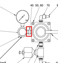 Load image into Gallery viewer, Graco 106495 Valve, Check - highlighted in parts diagram