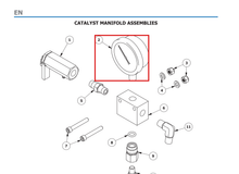 Load image into Gallery viewer, Binks 107-1433 GAUGE, 2000 LB -- Ref null, Pump &amp; Flow Meter Manual 77-2945 [ English ]