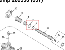 Load image into Gallery viewer, Graco 107185 Packing, O-ring - highlighted in parts diagram
