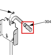 Load image into Gallery viewer, Graco 108063 GRIP, HANDLE - item 304 highlighted in the Graco 312797EN parts diagram