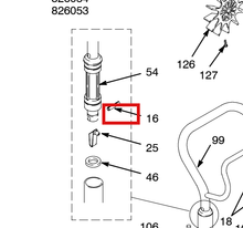 Load image into Gallery viewer, Graco 108068 Pin, Spring, Straight - highlighted in parts diagram