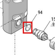 Load image into Gallery viewer, Graco 109576 Packing O-Ring - item 94 highlighted in the Graco X047328EN parts diagram
