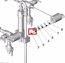 Load image into Gallery viewer, Graco 110135 Packing, O-ring - highlighted in parts diagram