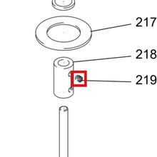 Load image into Gallery viewer, Graco 110272 SCREW, SET, SCH. - item 219 highlighted in the Graco 308370EN-W parts diagram