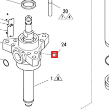 Load image into Gallery viewer, Graco 110740 Plug, Pipe - highlighted in parts diagram