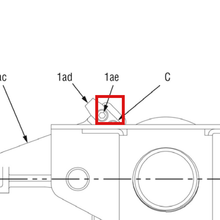 Load image into Gallery viewer, Graco 110754 SCH Cap Screw - highlighted in parts diagram