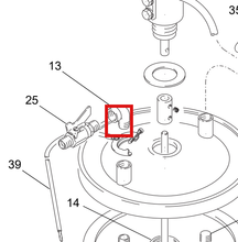 Load image into Gallery viewer, Graco 110756 Fitting, Elbow, Street, 90 Deg. - highlighted in parts diagram