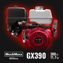 Load image into Gallery viewer, MechMaxx 6 inch HONDA E-Start Gasoline Engine Powered 4 - Wheel Drum Wood Chipper with Taillight, B150