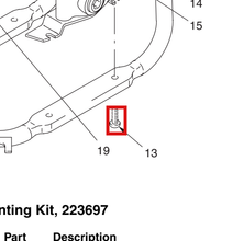 Load image into Gallery viewer, Graco 110823 Screw, Mach, Pnh - highlighted in parts diagram