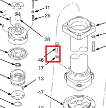 Load image into Gallery viewer, Graco 110862 Screw, Cap Hex Hd - highlighted in parts diagram