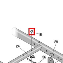 Load image into Gallery viewer, Graco 111040 NUT - item 16 highlighted in the Graco 3A3389EN parts diagram