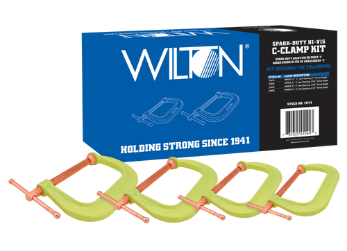 Wilton — Spark-Duty 400CS Hi-Vis C-Clamp Kit