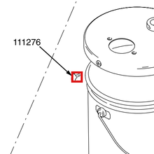 Load image into Gallery viewer, Graco 111276 Screw, Thumb - highlighted in parts diagram
