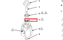 Load image into Gallery viewer, Graco 111364 Seal, Valve - highlighted in parts diagram