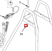 Load image into Gallery viewer, Graco 111813 Plug, Button - highlighted in parts diagram