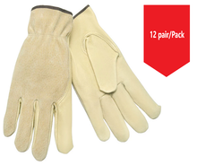Load image into Gallery viewer, MCR 3405 Safety - Leather Palm Gloves, Pigskin - 12/PK
