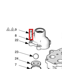 Load image into Gallery viewer, Graco 112084 Screw, Cap, Hex Hd - highlighted in parts diagram