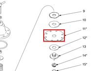 Load image into Gallery viewer, Graco 112348 Diaphragm, Regulator - highlighted in parts diagram