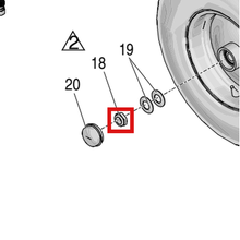 Load image into Gallery viewer, Graco 112405 Lock Nut - item 18 highlighted in the Graco 3A3389EN parts diagram