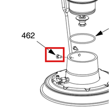 Load image into Gallery viewer, Graco 112894 SCREW, CAP, HEX HD - item 462 highlighted in the Graco 3A5379EN-B parts diagram
