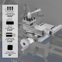 Load image into Gallery viewer, MechMaxx 2 HP 11'' x 30'' Combination Lathe Milling Drilling Machine Brushless Motor, 1.5'' Spindle Bore, 0-2000 RPM Variable Speed, High Precision Benchtop Lathe for Metalworking – Without Stand 1130