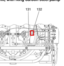 Load image into Gallery viewer, Graco 113332 Valve, Ball, Vented, .750 - highlighted in parts diagram