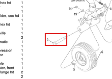 Load image into Gallery viewer, Graco 113471 HD Hex Cap Screw - highlighted in parts diagram