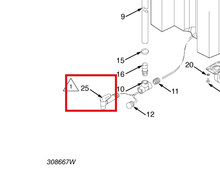 Load image into Gallery viewer, Graco 113895 Valve  Drain - highlighted in parts diagram