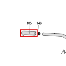 Load image into Gallery viewer, Graco 114659 Handle Grip Trigger Gun Linelazer V - item 105 highlighted in the Graco 3A3389EN parts diagram