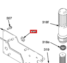 Load image into Gallery viewer, Graco 114816 Nut, Hex - highlighted in parts diagram