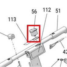 Load image into Gallery viewer, Graco 114954 Switch, Rocker - item 56 highlighted in the Graco X047328EN parts diagram