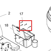 Load image into Gallery viewer, Graco 115248 SCREW, CAP, HEX HD - item 17 highlighted in the Graco 334645EN parts diagram