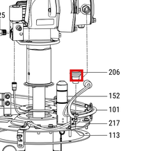 Load image into Gallery viewer, Graco 115254 Breather - highlighted in parts diagram