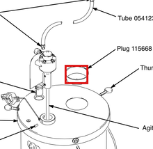 Load image into Gallery viewer, Graco 115668 Plug, Plastic - highlighted in parts diagram