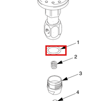 Load image into Gallery viewer, Graco 115938 Packing,oring - highlighted in parts diagram