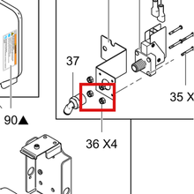 Load image into Gallery viewer, Graco 116007 NUT, LOCK - item 36 highlighted in the Graco 3A6948EN-D parts diagram