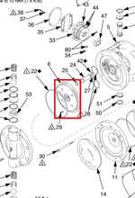 Load image into Gallery viewer, Graco 117006 O-ring - highlighted in parts diagram