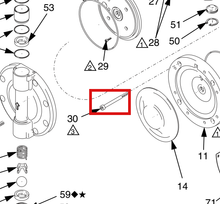 Load image into Gallery viewer, Graco 117034 Screw, Shcs, M8 X 100 - highlighted in parts diagram